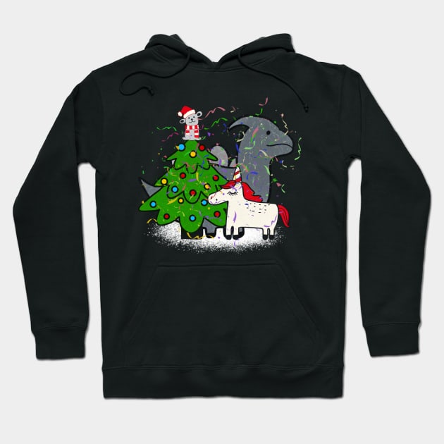 Imaginative Christmas Hoodie by Anastasiya Malakhova